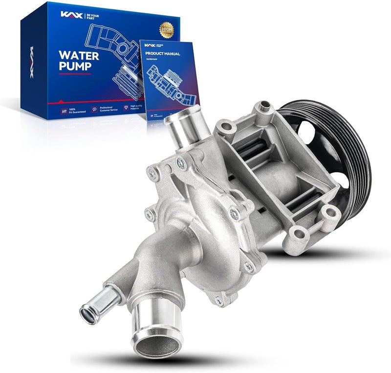 KAX Engine Water Pump Compatible with Mini Cooper 2002-2008 1.6L Replacement Water Pumps With Gasket - Image 1
